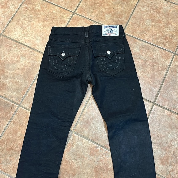 True Religion Dark Wash 32” Skinny WFLP Natural SN Jeans - Picture 2 of 4